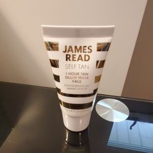 New James read 1 hour tan glow mask face